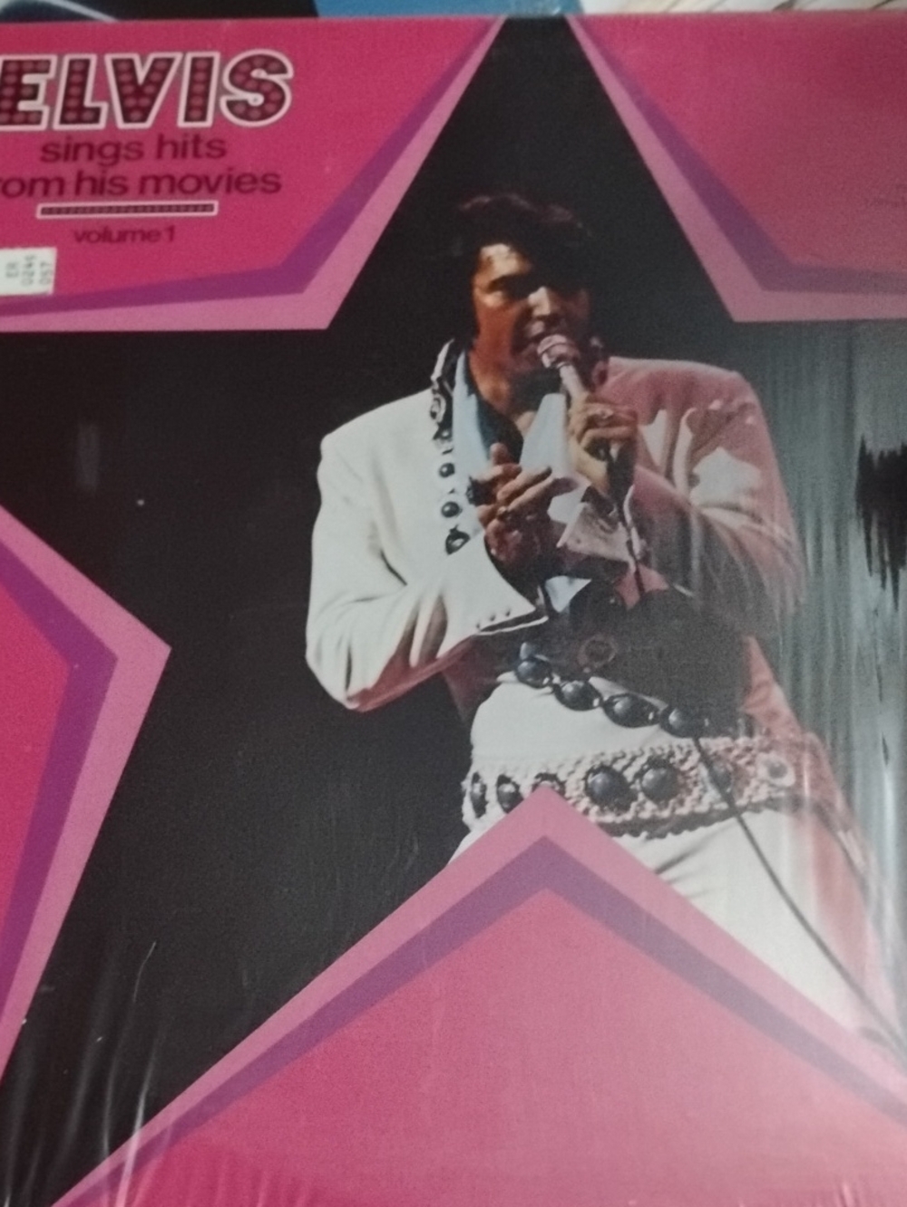 Pink Elvis Sings Hits From His Movies Vinyl Album